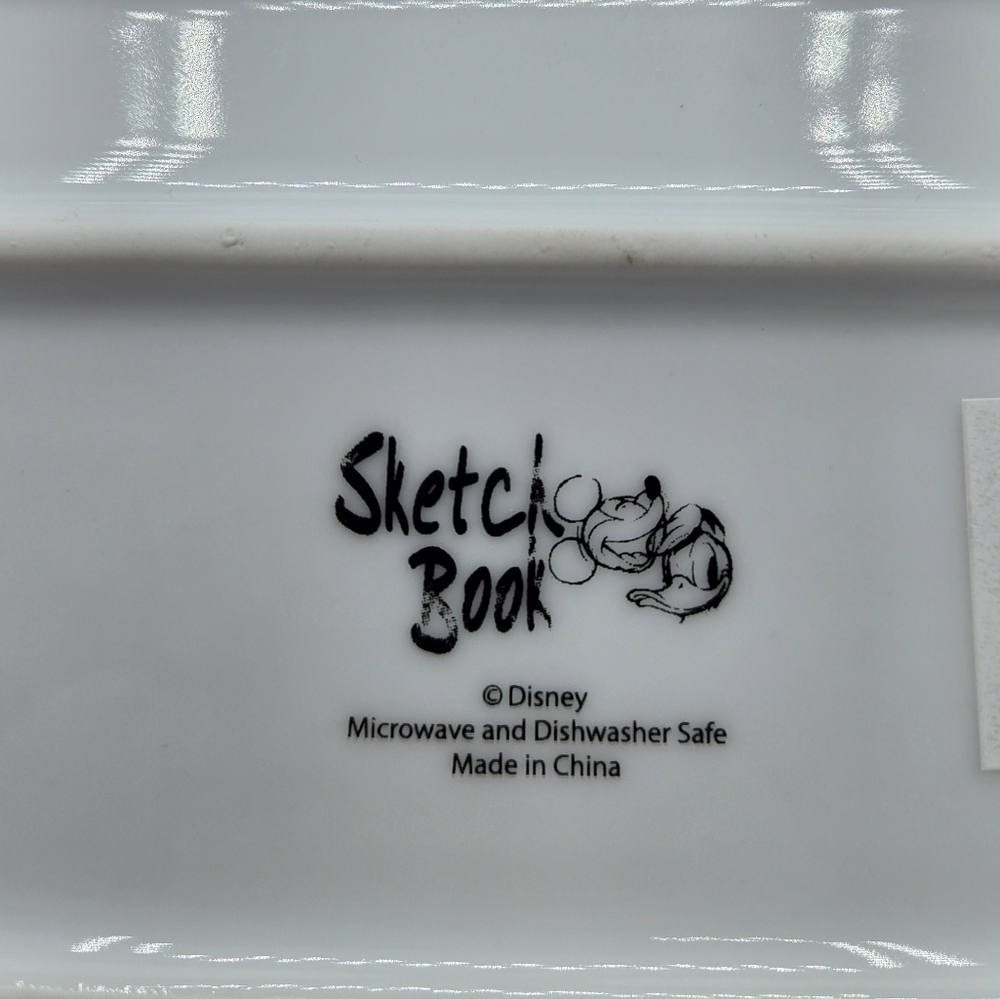 Disney Sketchbook Mickey Mouse & Friends Rectangular Plate Platter - Picture 6 of 8